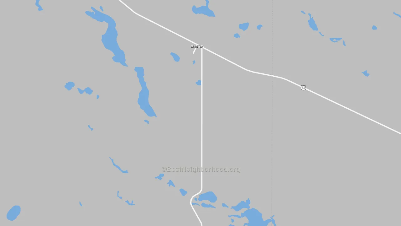 Transit Grade map of 58758, ND
