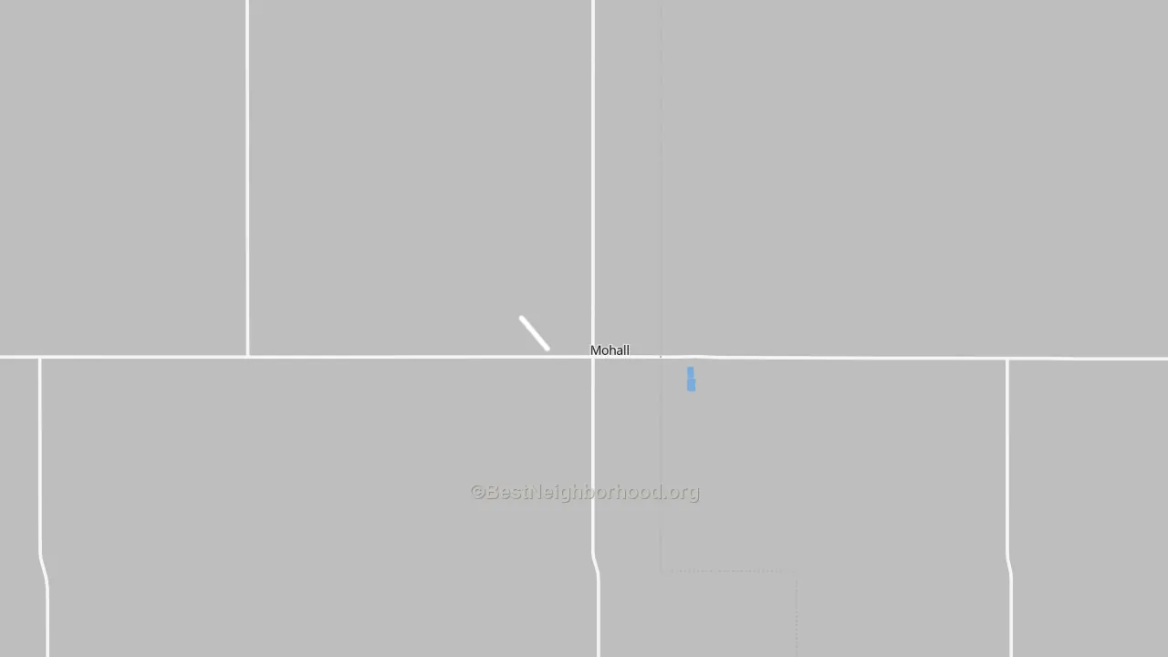 Transit Grade map of 58761, ND