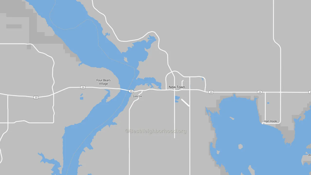 Transit Grade map of 58763, ND