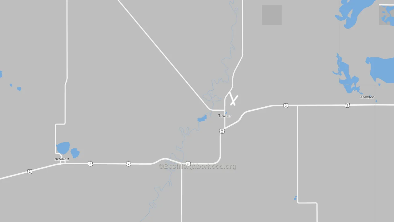 Transit Grade map of 58788, ND