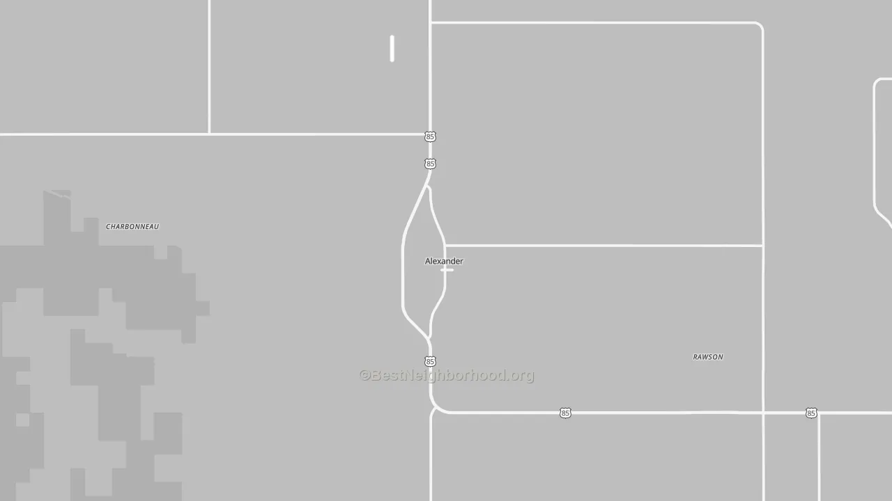 Transit Grade map of 58831, ND