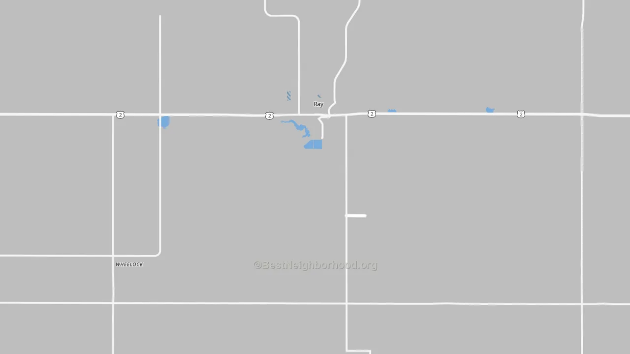 Transit Grade map of 58849, ND