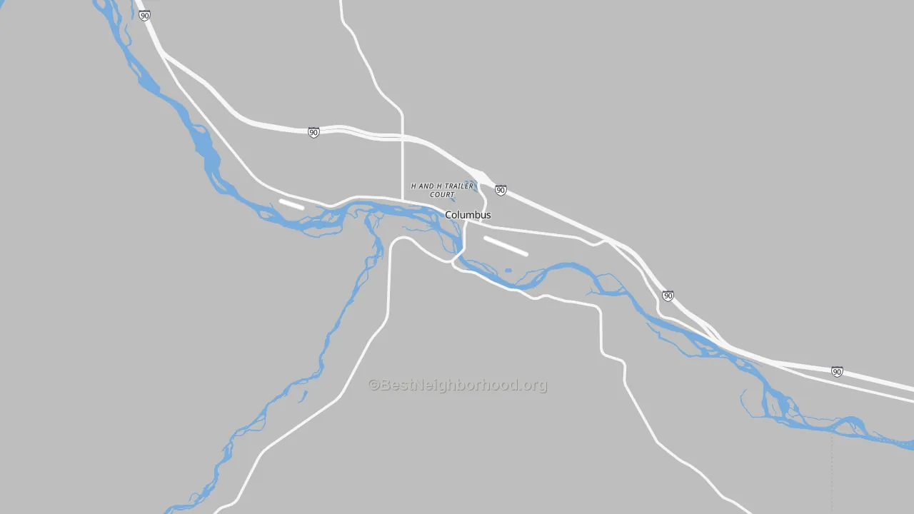 Transit Grade map of 59019, MT