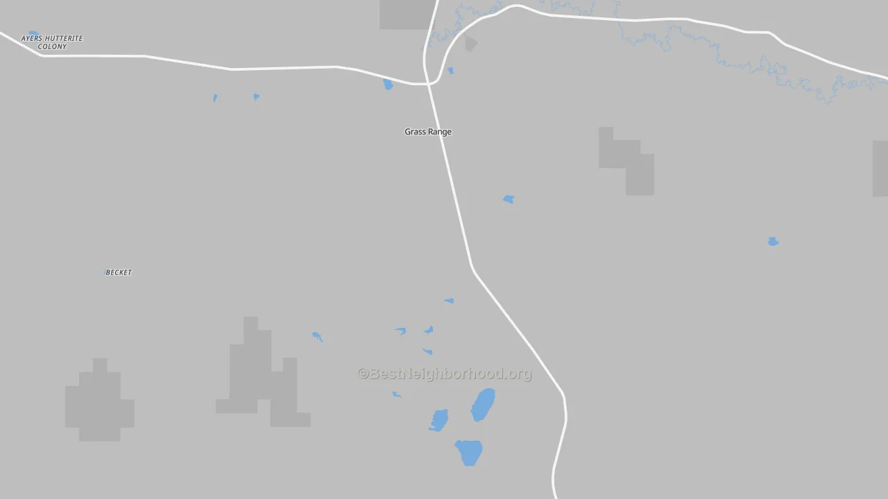 Transit Grade map of 59032, MT