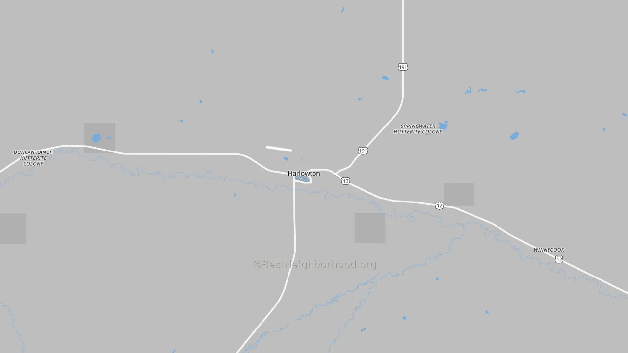 Transit Grade map of 59036, MT