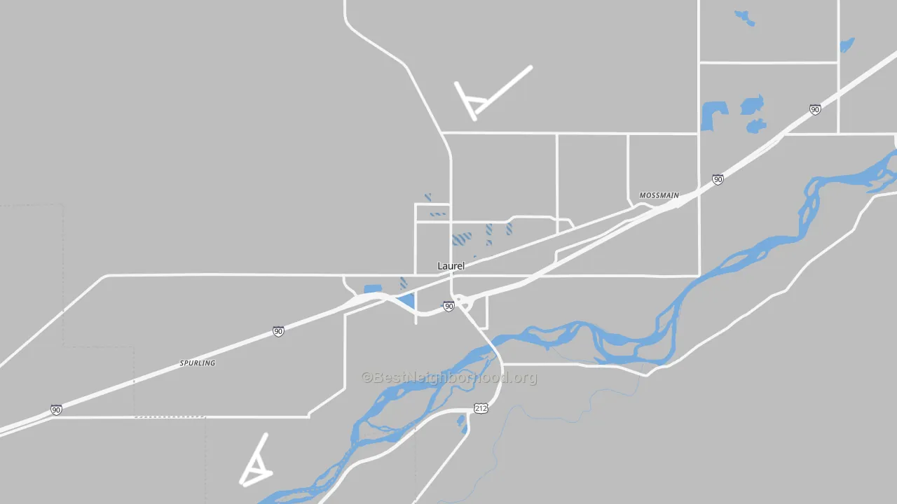 Transit Grade map of 59044, MT