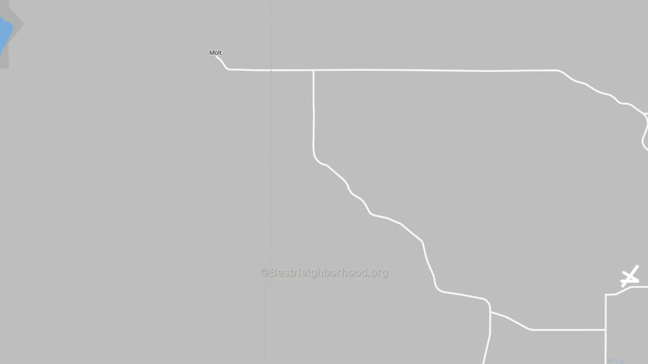 Transit Grade map of 59057, MT