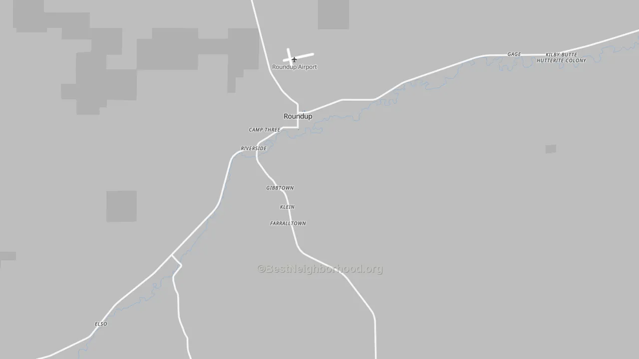 Transit Grade map of 59072, MT