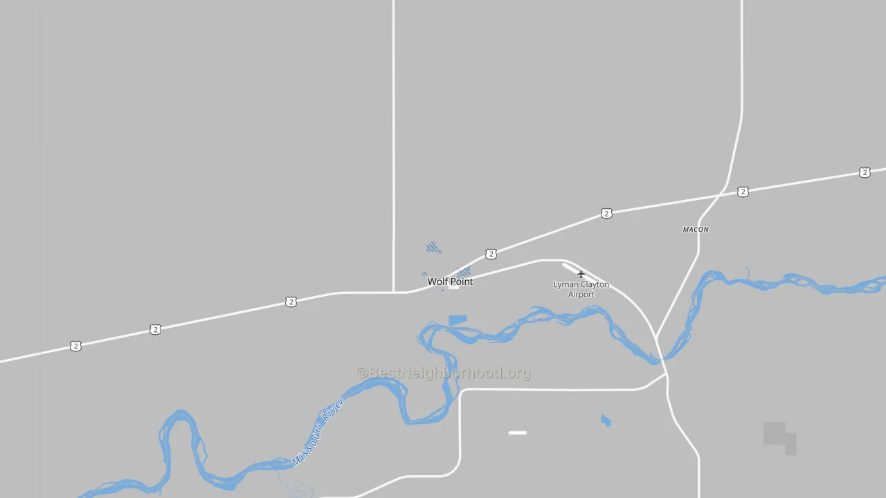 Transit Grade map of 59201, MT