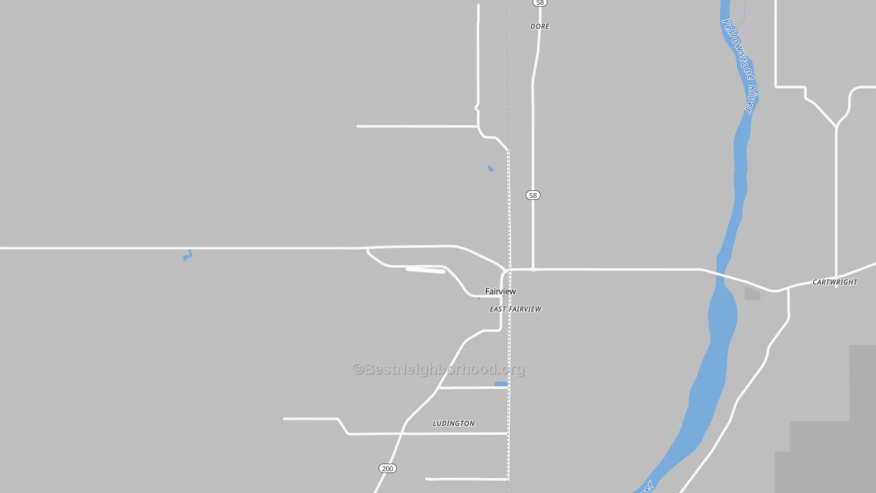 Transit Grade map of 59221, MT