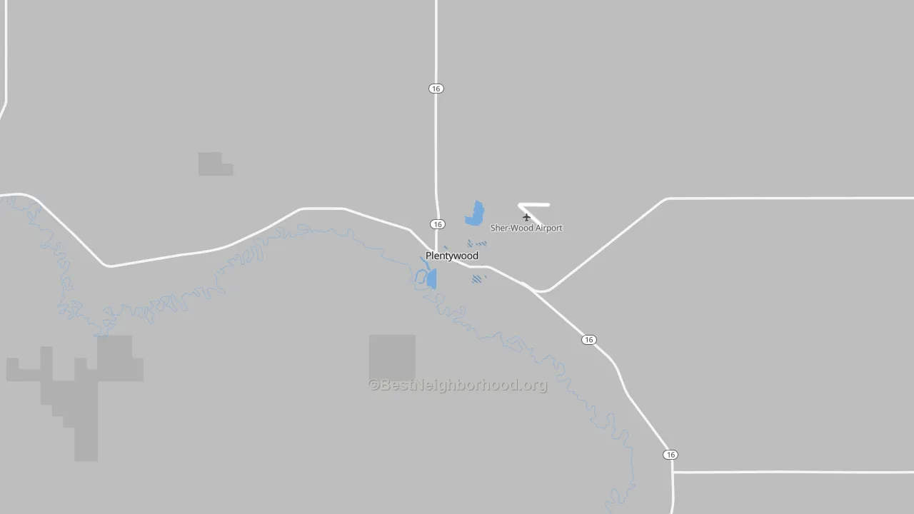 Transit Grade map of 59254, MT