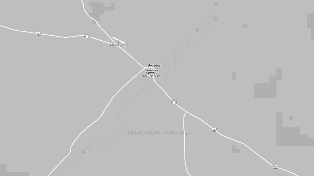 Transit Grade map of 59317, MT