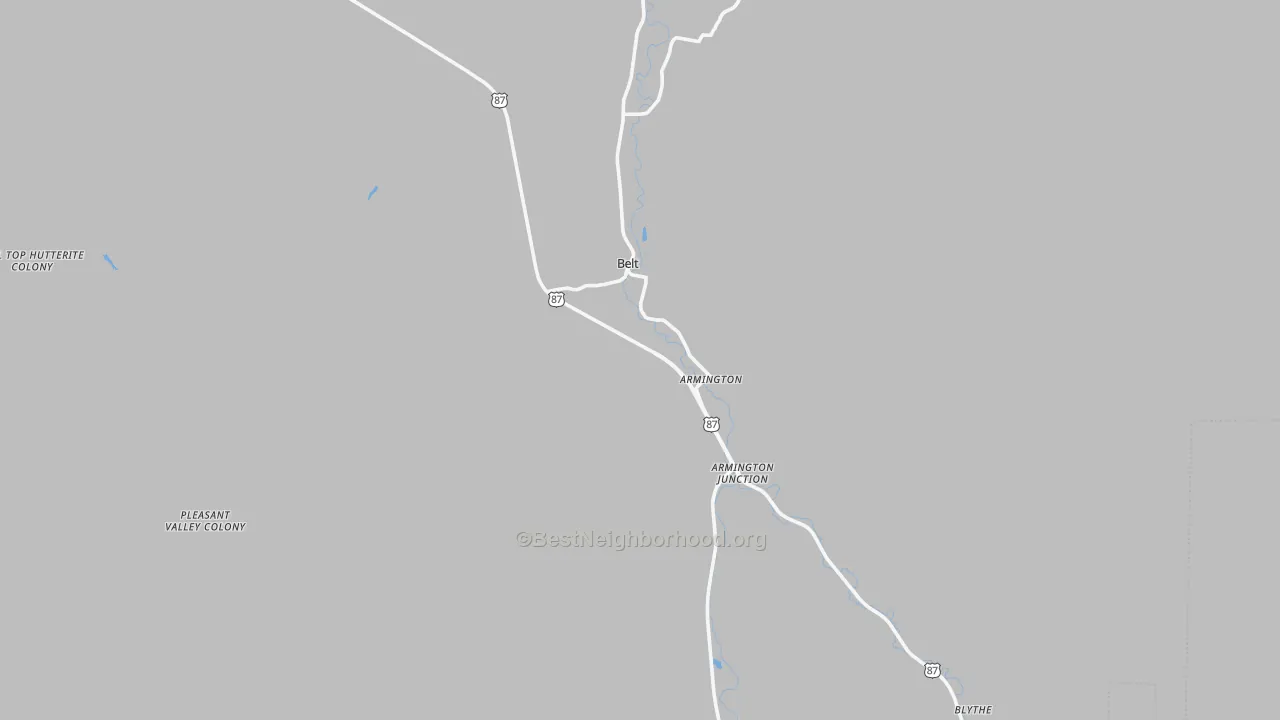 Transit Grade map of 59412, MT