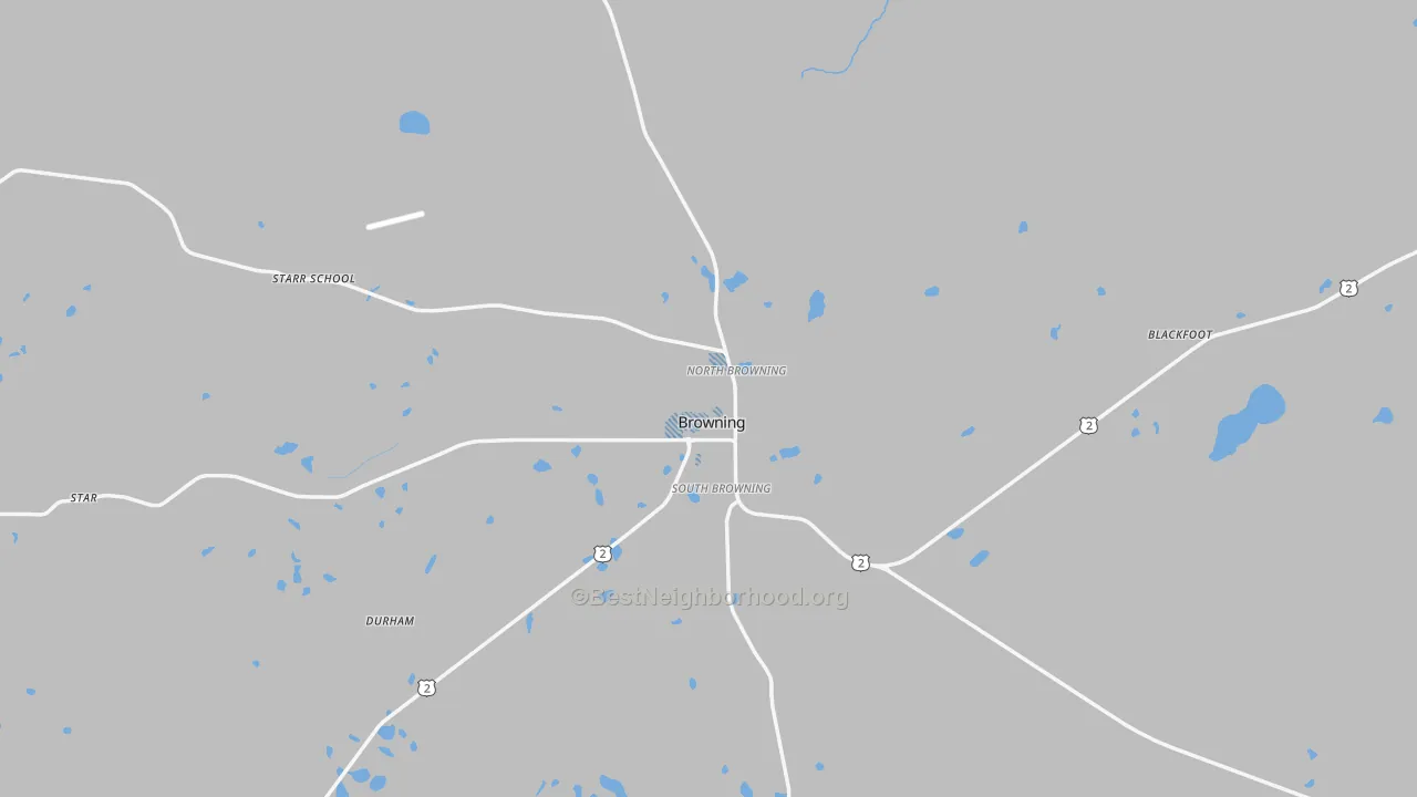 Transit Grade map of 59417, MT