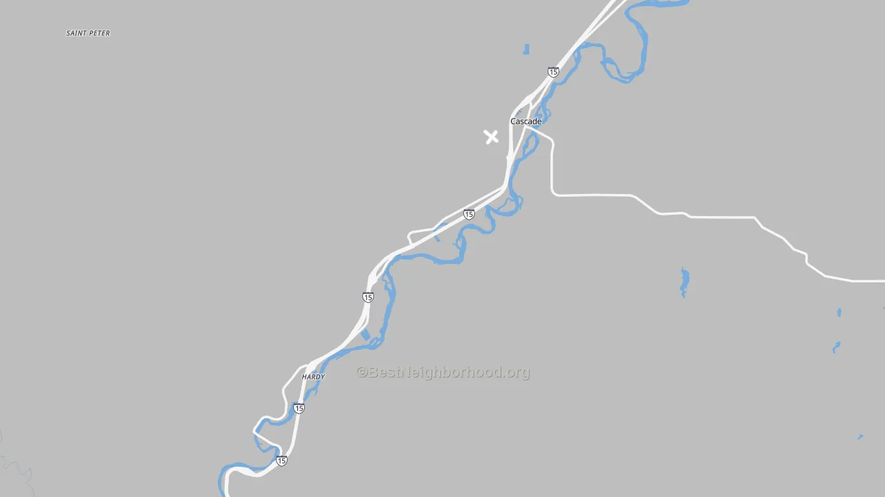 Transit Grade map of 59421, MT