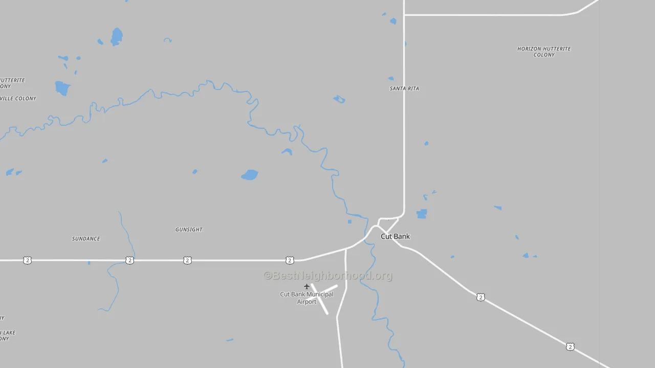 Transit Grade map of 59427, MT