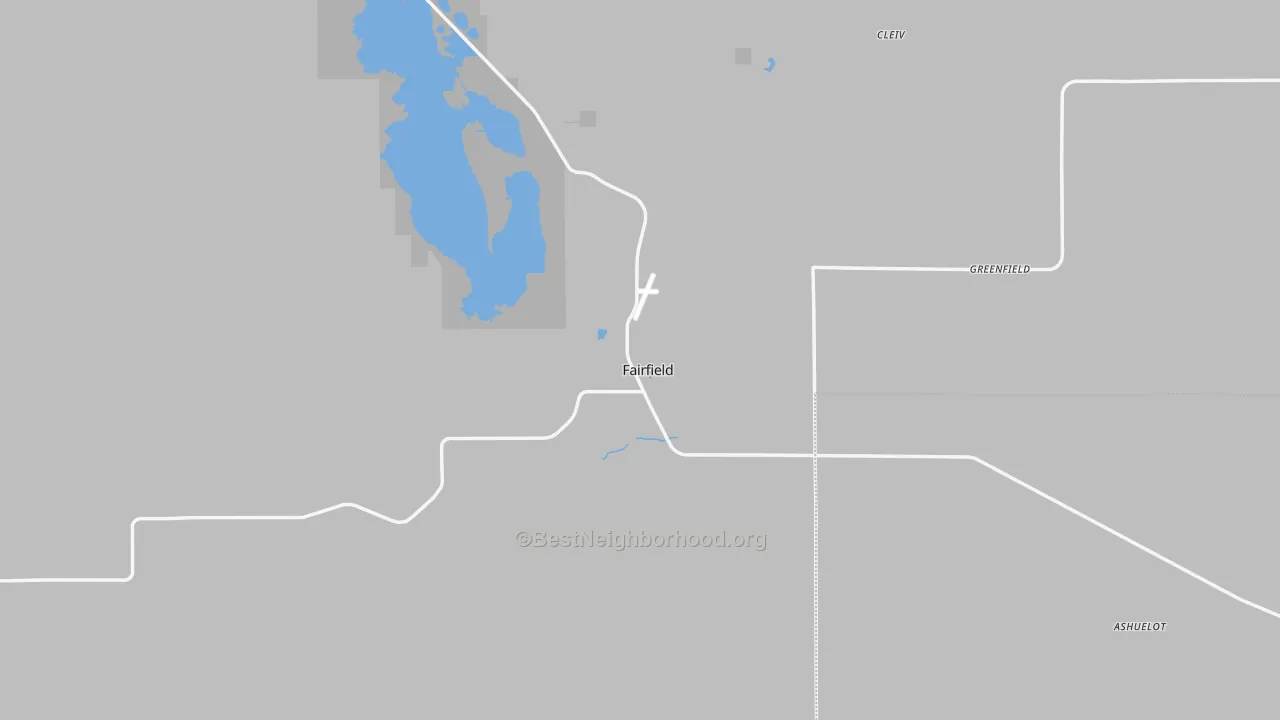 Transit Grade map of 59436, MT