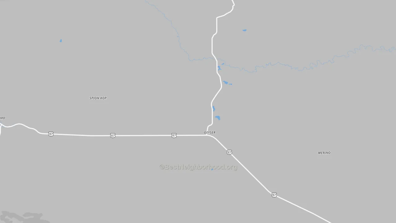 Transit Grade map of 59447, MT