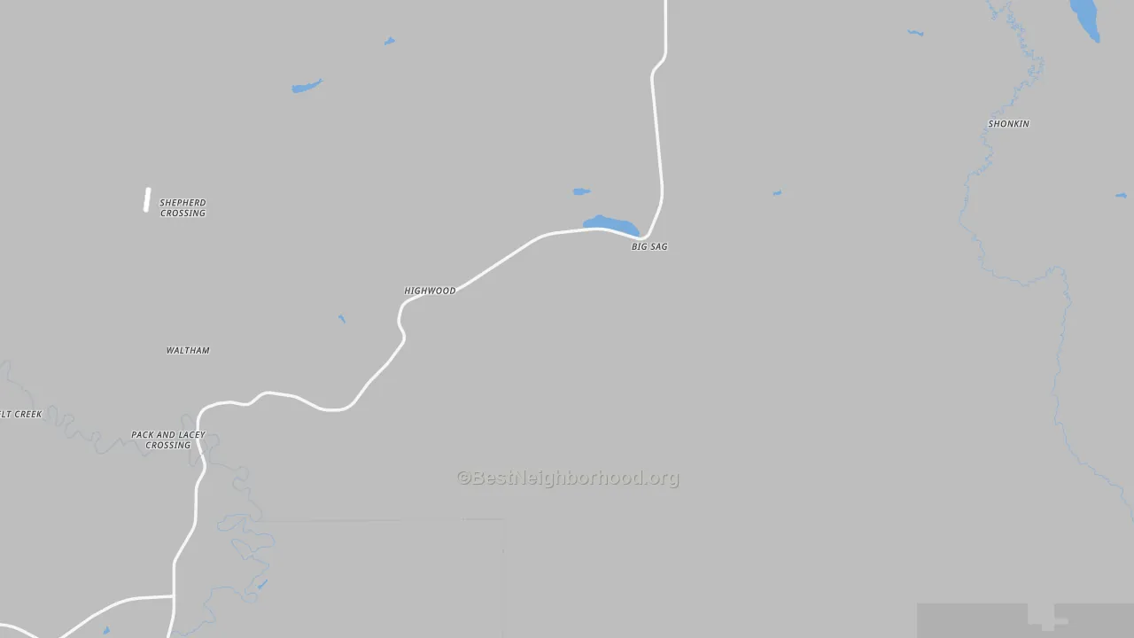 Transit Grade map of 59450, MT