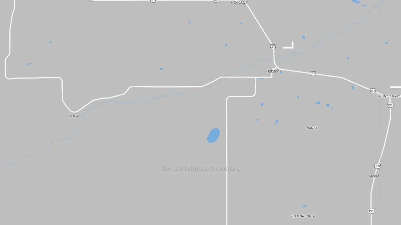 Transit Grade map of 59452, MT