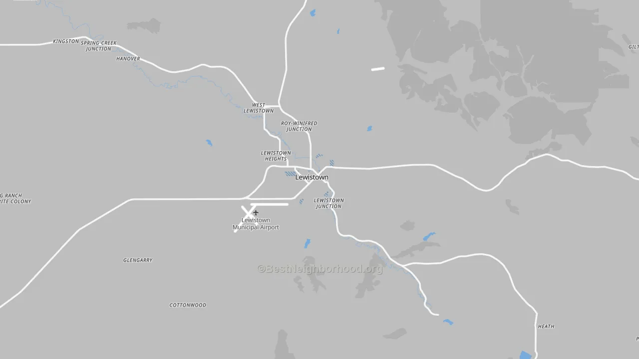 Transit Grade map of 59457, MT