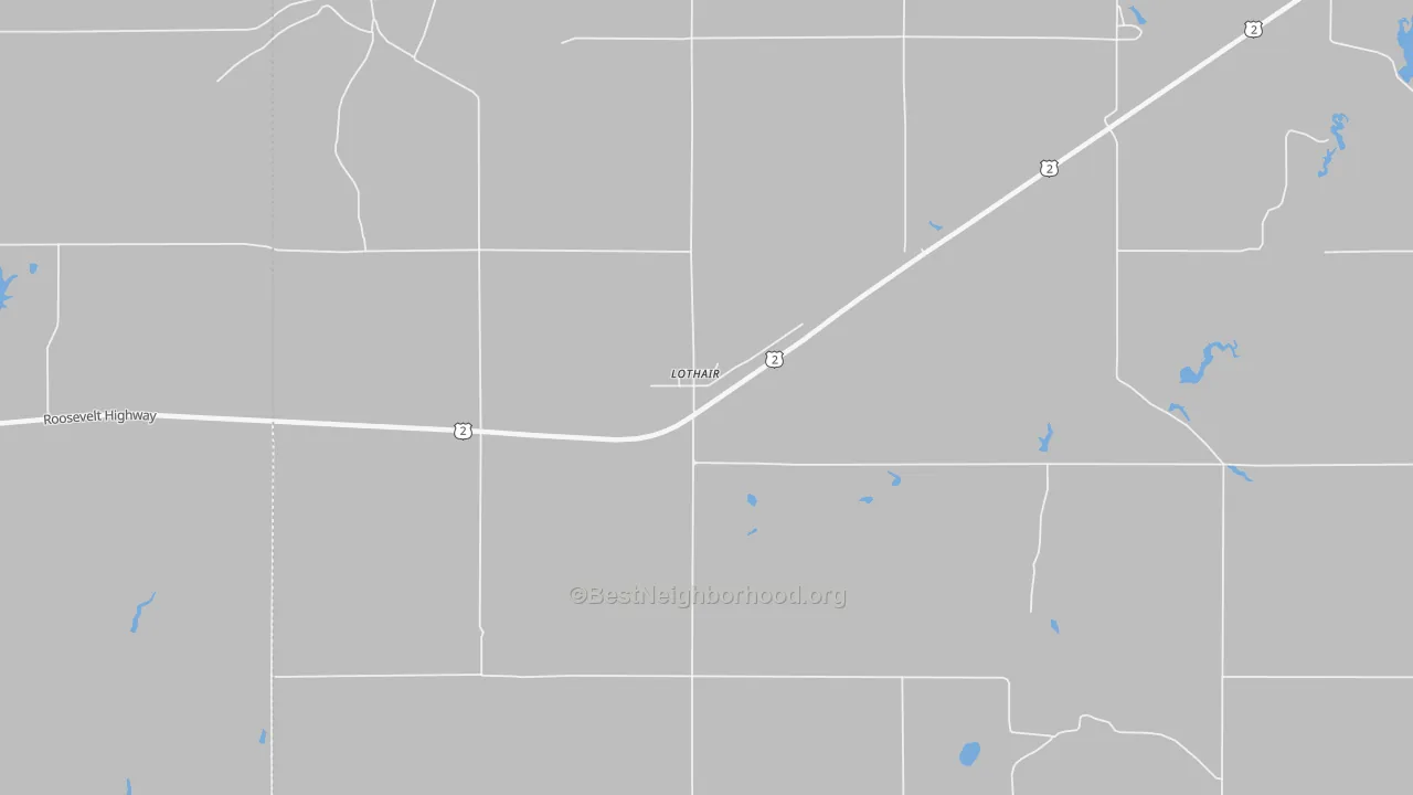 Transit Grade map of 59461, MT