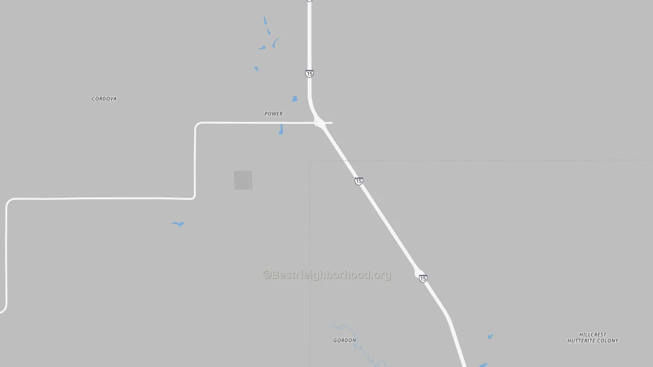 Transit Grade map of 59468, MT