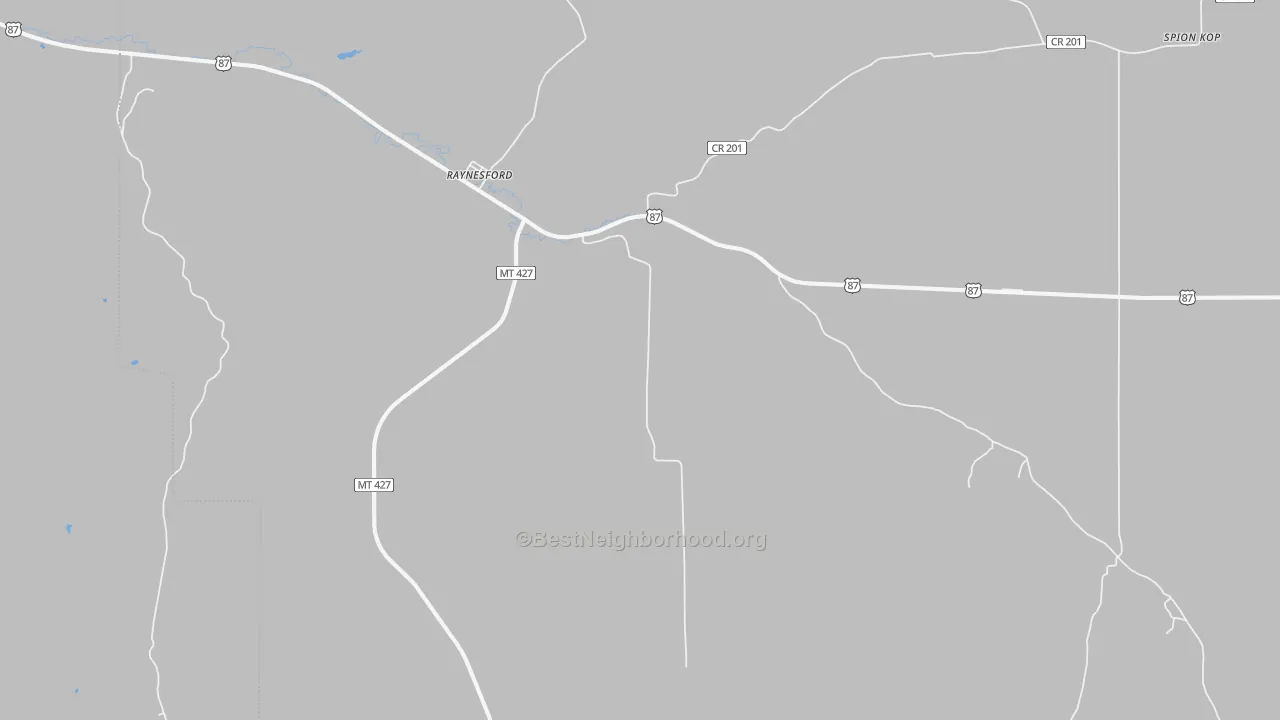 Transit Grade map of 59469, MT