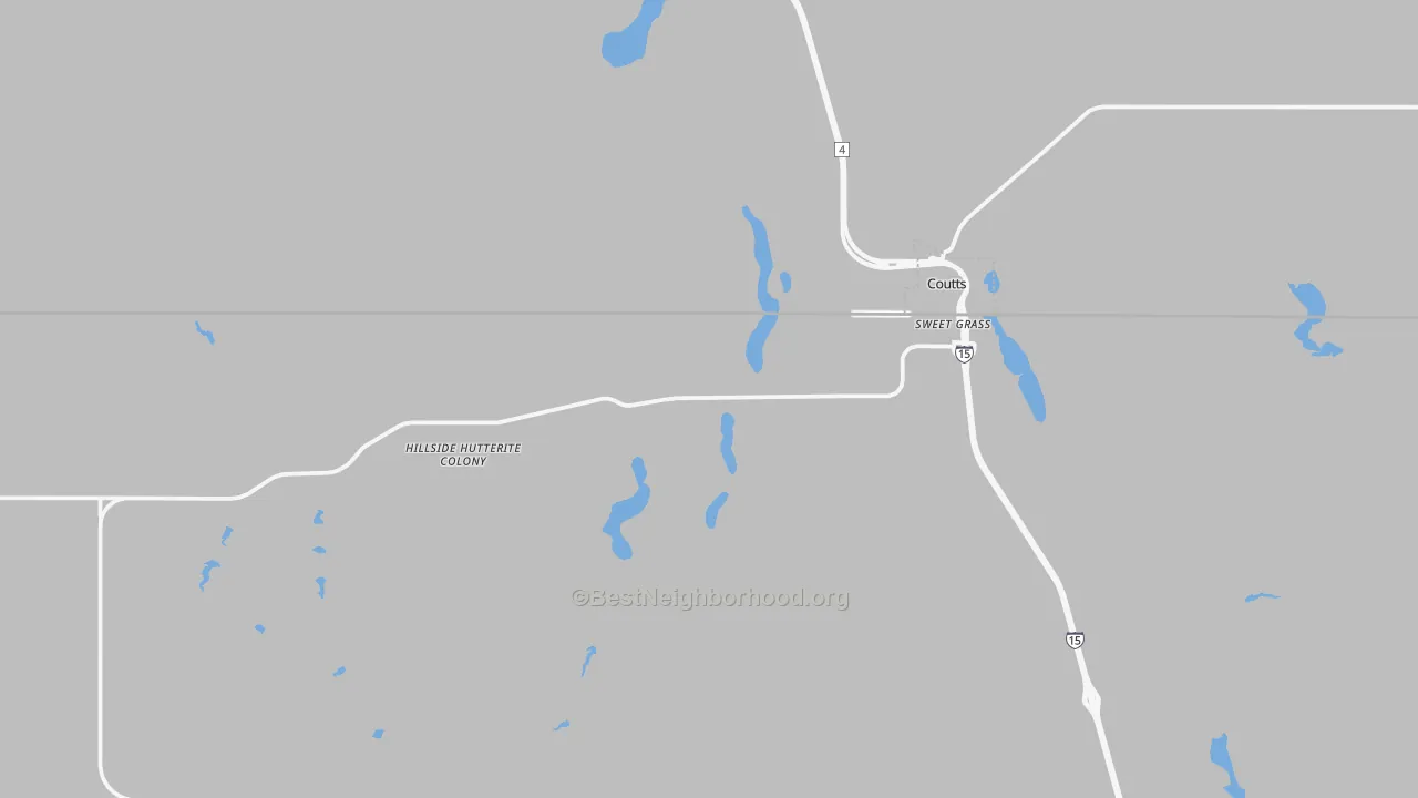 Transit Grade map of 59484, MT