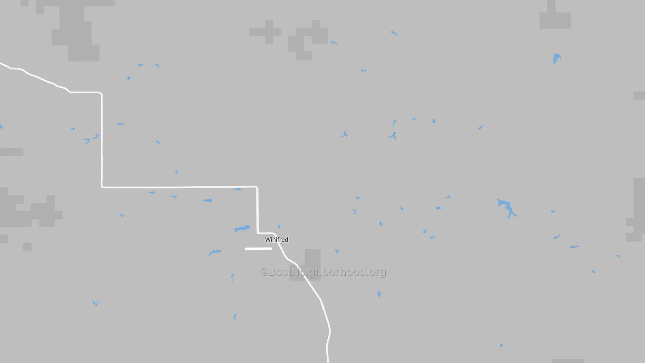 Transit Grade map of 59489, MT