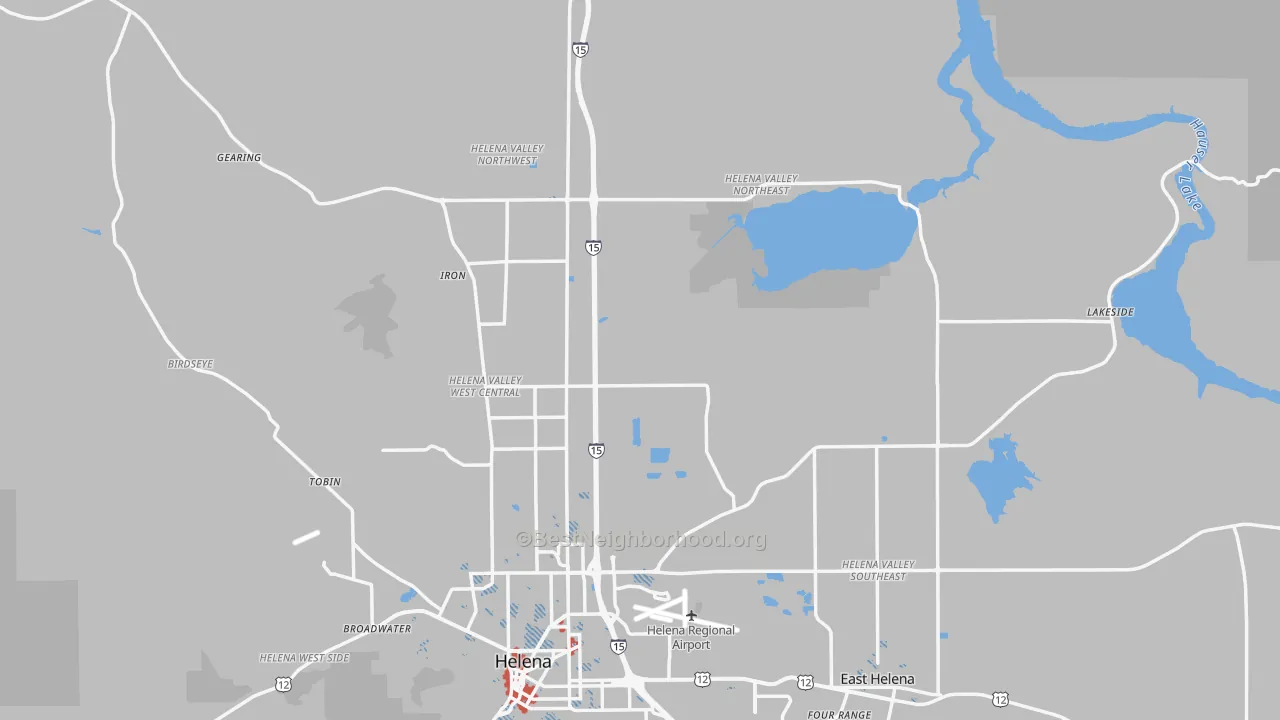 Transit Grade map of 59602, MT
