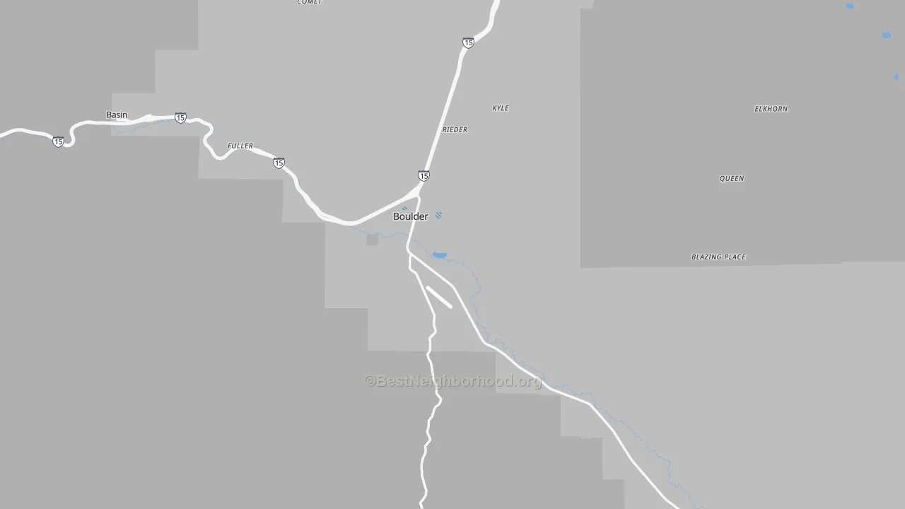 Transit Grade map of 59632, MT