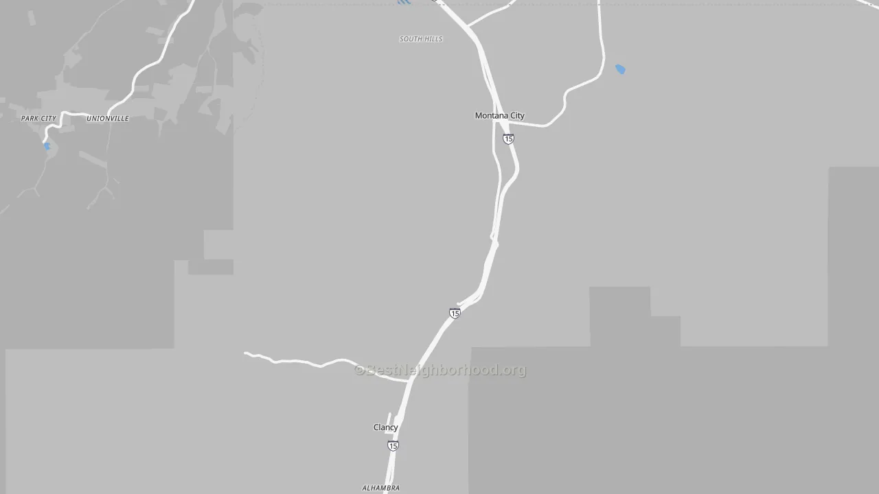 Transit Grade map of 59634, MT