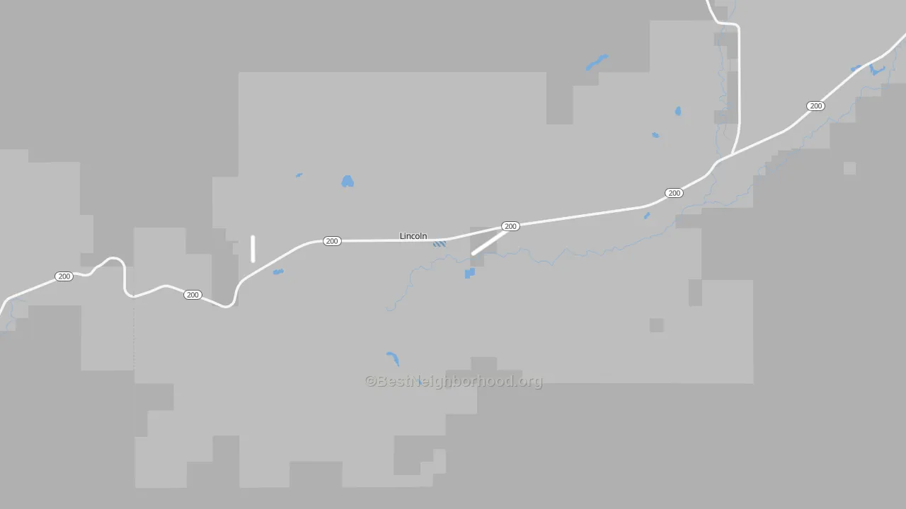 Transit Grade map of 59639, MT