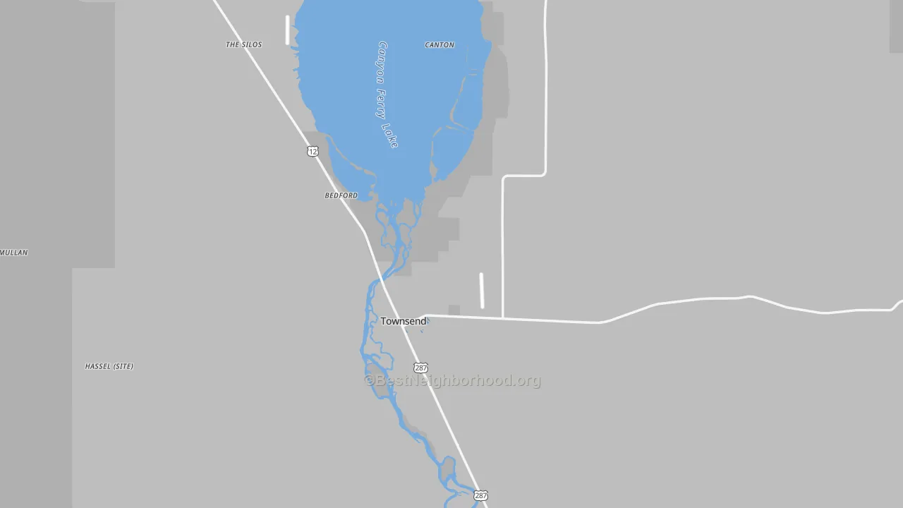 Transit Grade map of 59644, MT
