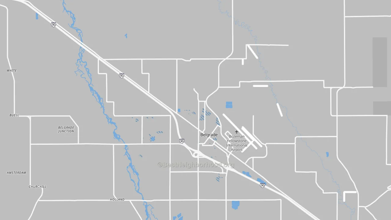 Transit Grade map of 59714, MT