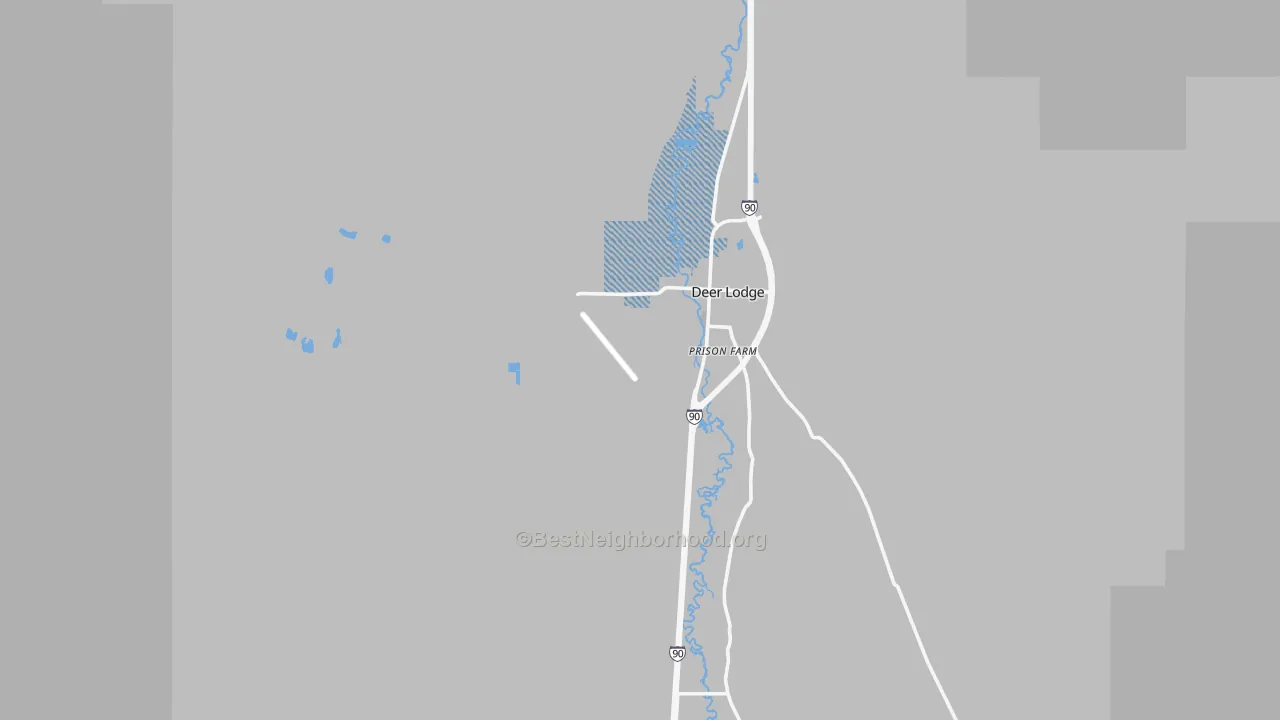 Transit Grade map of 59722, MT