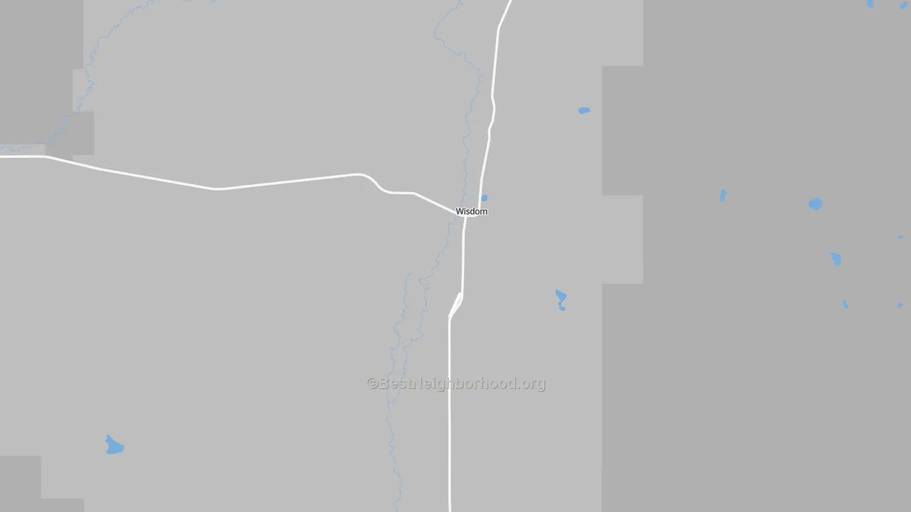 Transit Grade map of 59761, MT