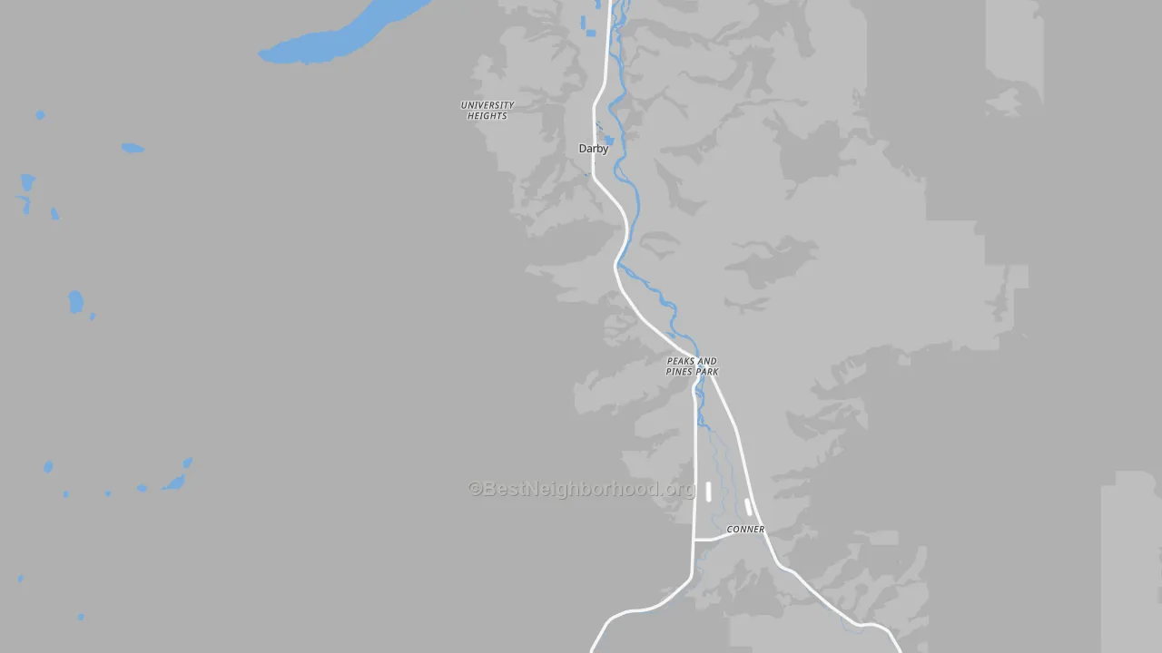 Transit Grade map of 59829, MT
