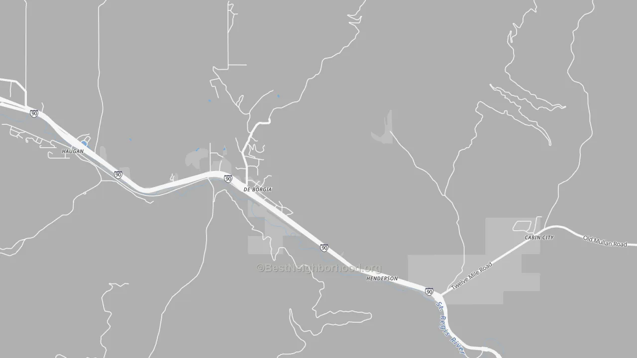 Transit Grade map of 59830, MT