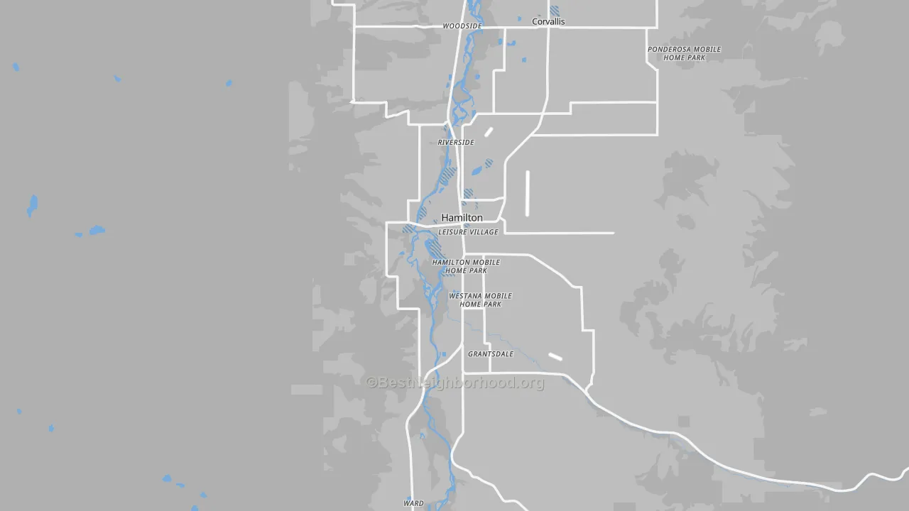 Transit Grade map of 59840, MT