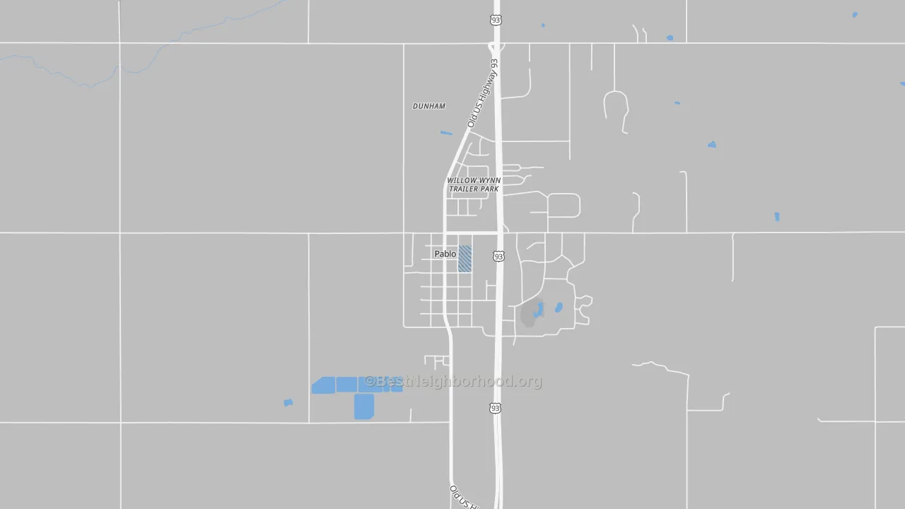 Transit Grade map of 59855, MT