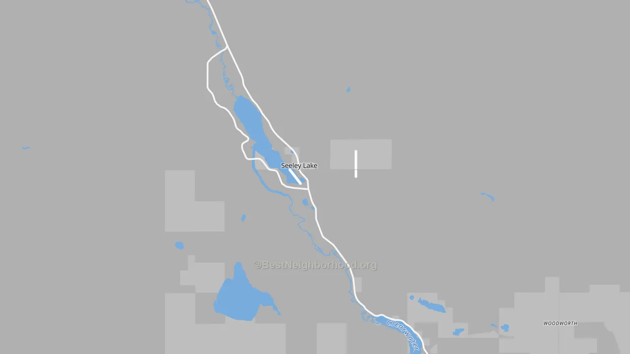Transit Grade map of 59868, MT