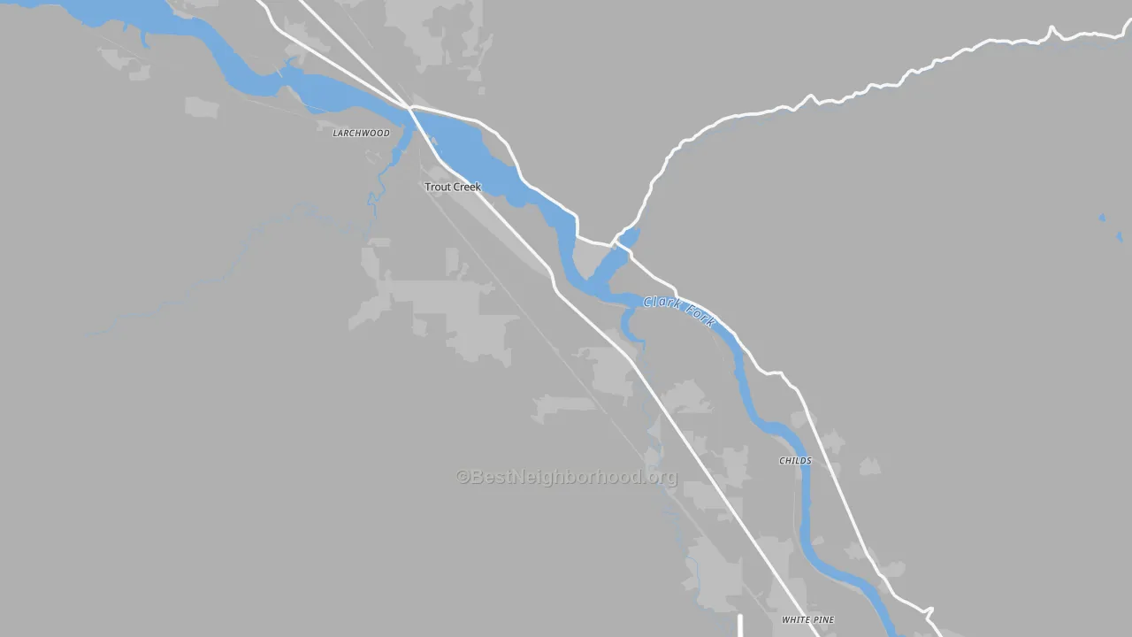 Transit Grade map of 59874, MT