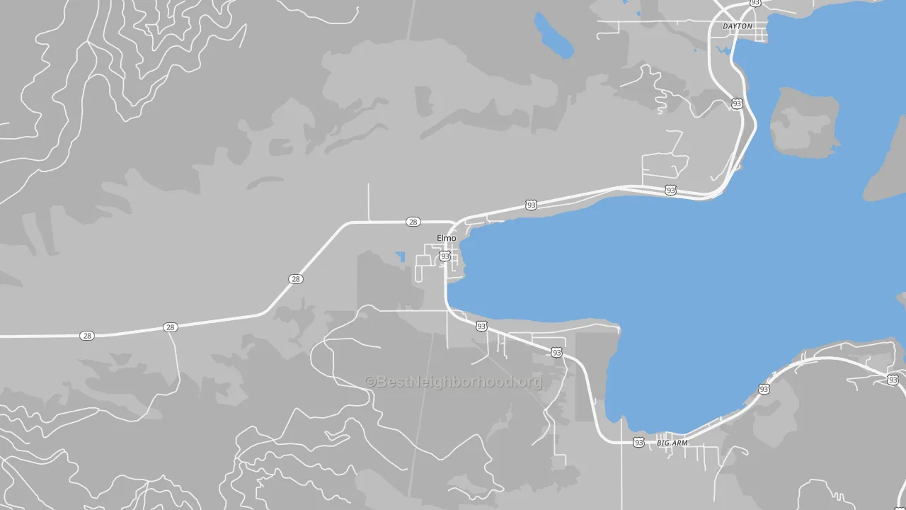 Transit Grade map of 59915, MT