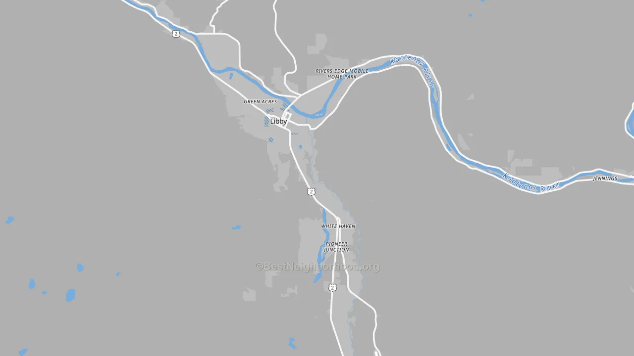 Transit Grade map of 59923, MT