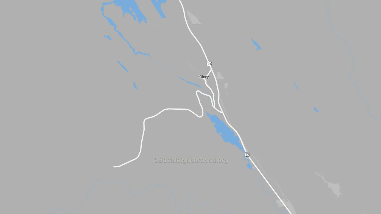 Transit Grade map of 59927, MT
