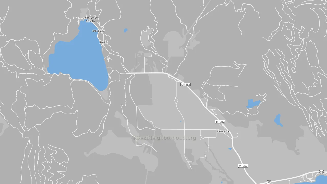 Transit Grade map of 59929, MT