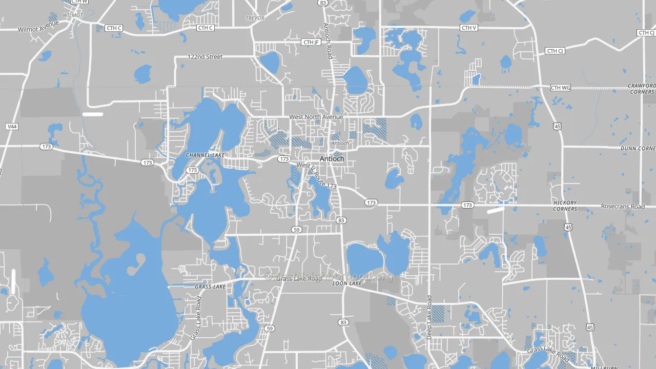 Transit Grade map of 60002, IL