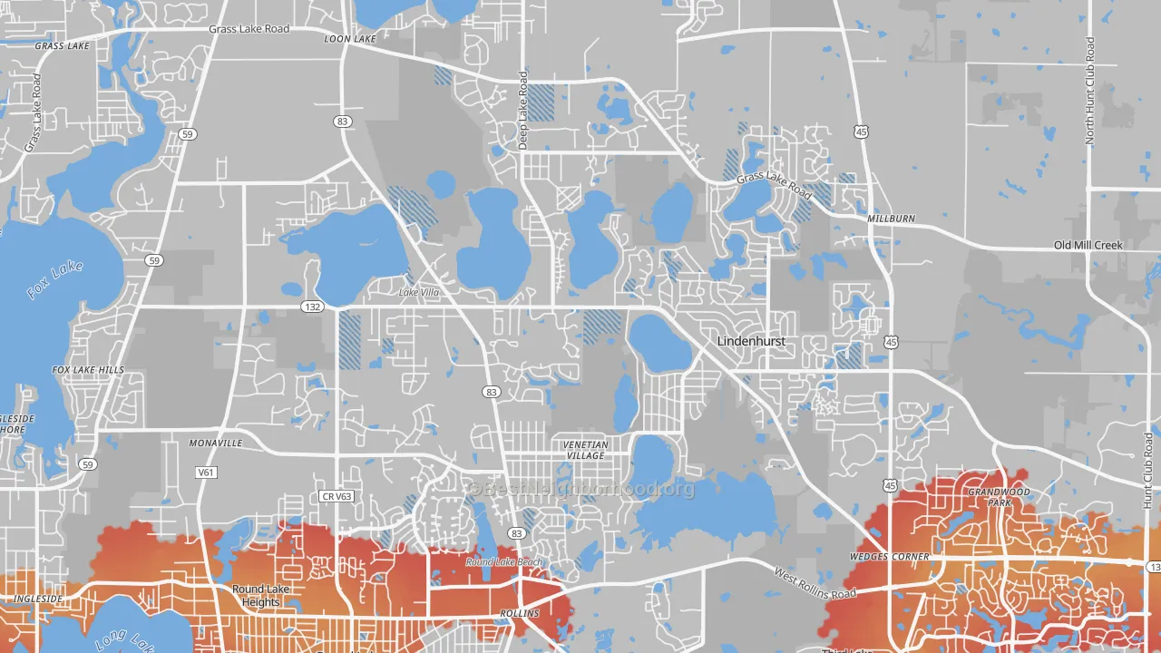 Transit Grade map of 60046, IL